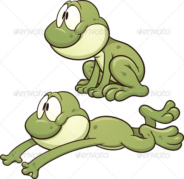Jumping Frog Cartoon » Dondrup.com